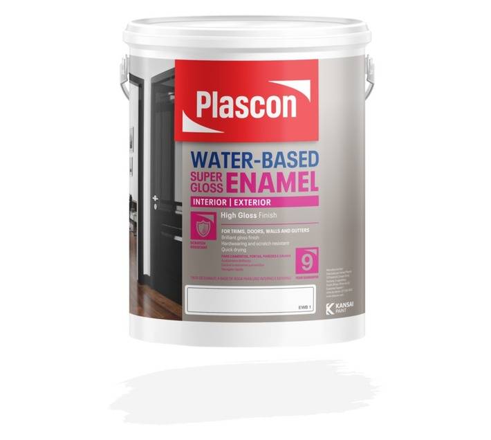 Plascon Water Based Super Gloss Enamel Pastel Base (5L)