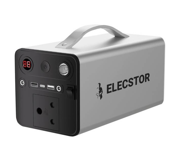 Elecstor Core 80000mAh Power Station - Grey/Black (300W)