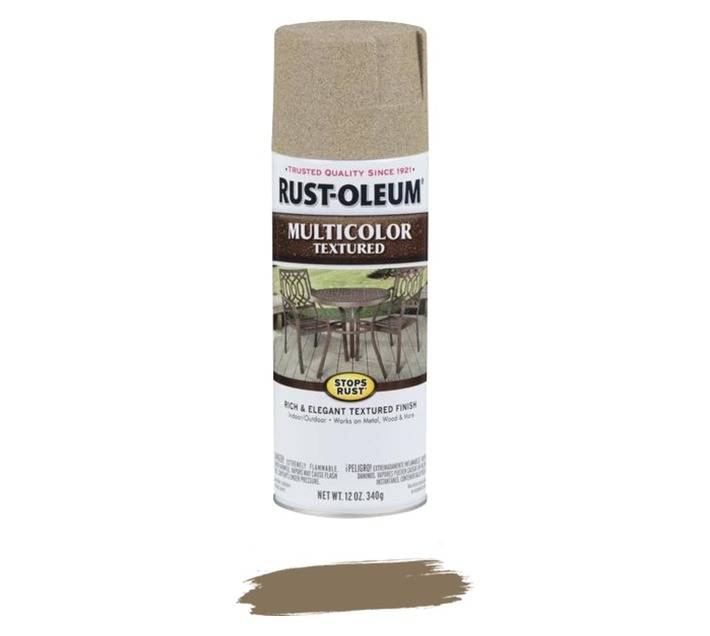Rust-Oleum Spray Paint Stops Rust Textured Metal - Desert Bisque (340g)