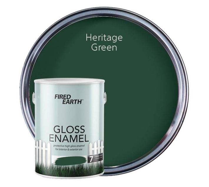 Fired Earth Gloss Enamel - Heritage Green (5L)