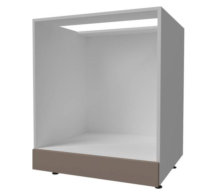 Home and Kitchen Base Unit Gloss Under Counter Oven Cabinet - Congo (600mm)