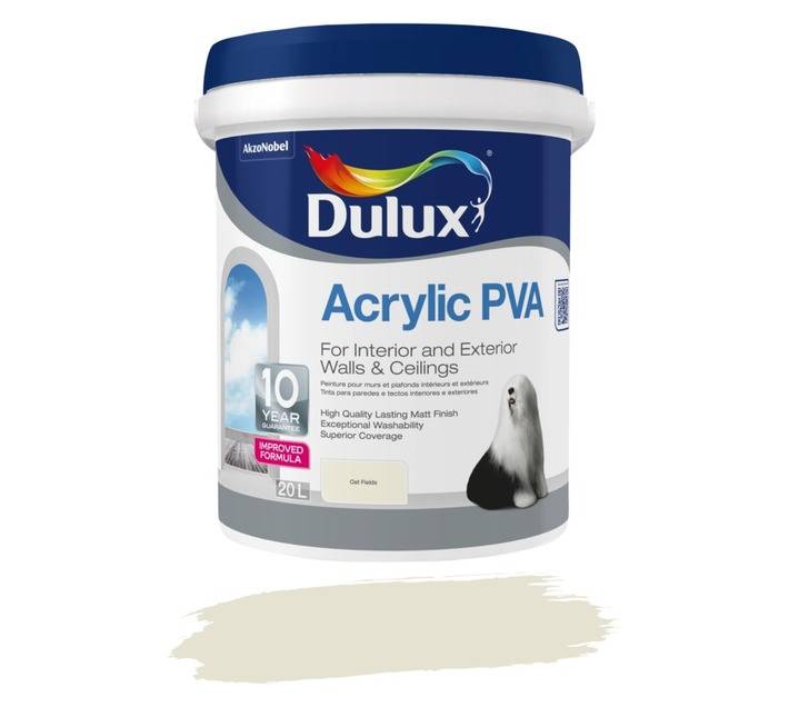 Dulux Acrylic PVA - Oat Fields (20L)