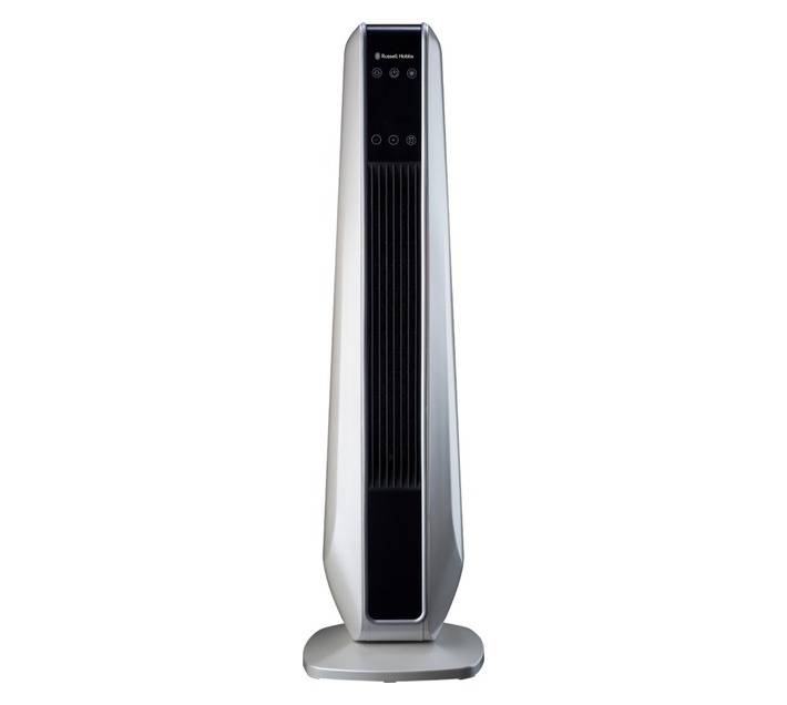 Russell Hobbs Ceramic Tower Heater - Silver (2400w)