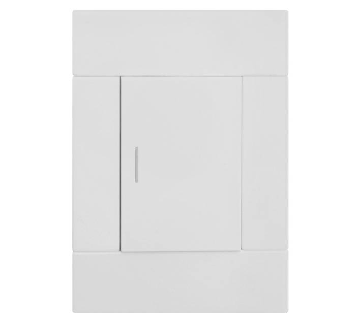 Veti 2VW1121 2-Way 1-Lever 2x4 Switch - White
