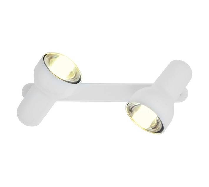 Eurolux Spot Turbo 2 Bar Ceiling Light - White (60W)