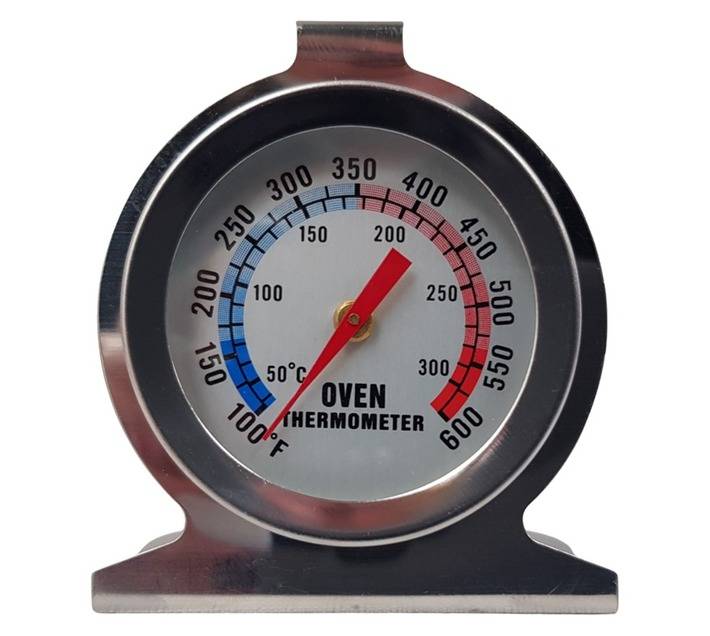 Lifespace Pizza Oven, Kettle Braai, Smoker, Oven Thermometer - Silver