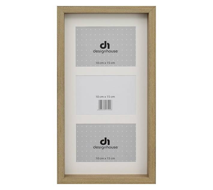 Design House Multi Photo Frame - Natural (200 x 400mm)