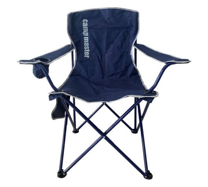 Camp Master Classic 200 Camping Chair - Navy/Grey