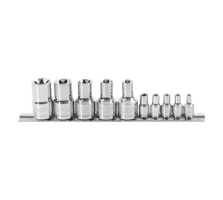 Mastercraft Â¼"+Â½" Drive Torx Set (10 piece)