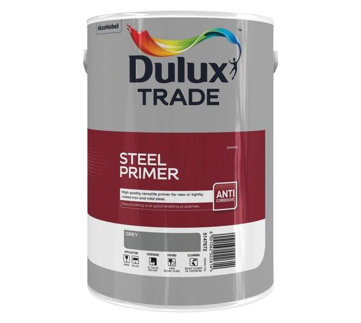 Dulux 5147672 Steel Primer - Grey (5L)