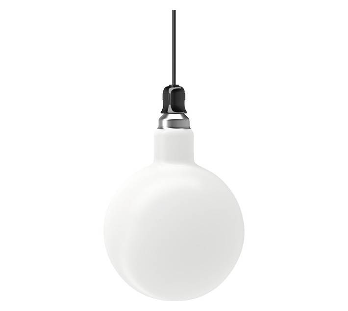 Design House Frosted Meduim Round LED Globe - White