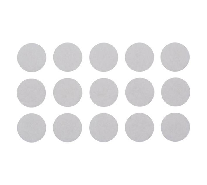 Safe Top Adhesive Felt Pads Round - White (16mm x 15 Pads)