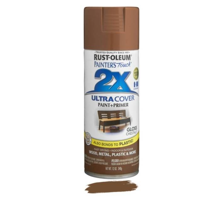 Rust-Oleum Spray Paint Touch 2X Ultra Cover - Gloss Chestnut (340g)