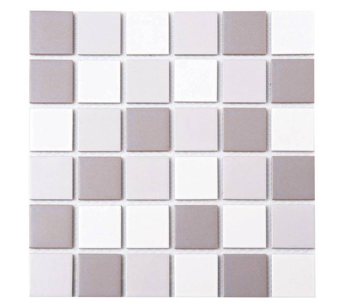Falcon Tiling WP-FT2296M Glazed Mosaic Mix - Matt Grey (305 x 305mm)