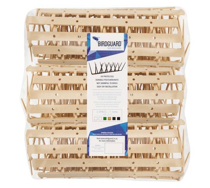 Birdguard 30 x Bird Spikes - Beige (10m)