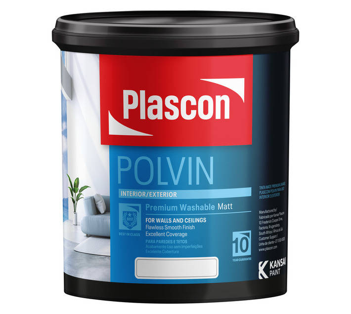 Plascon Polvin - White (1L)