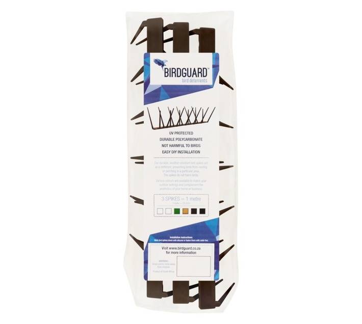 Birdguard 3 x Bird Spikes - Brown (1000mm)