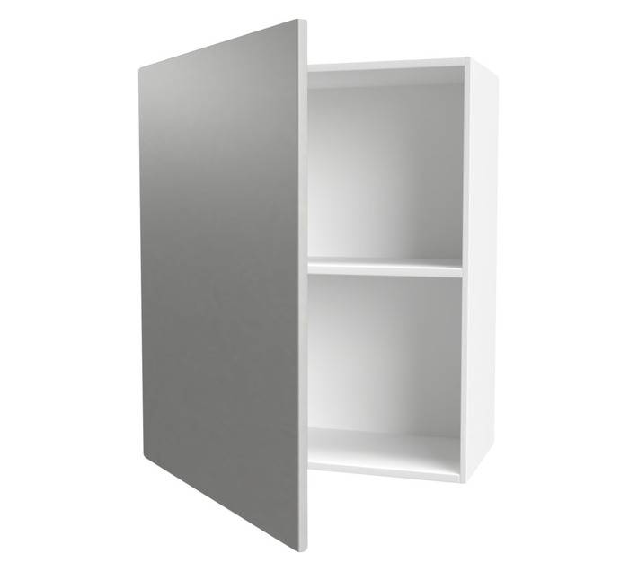 Home and Kitchen Gloss Top Cabinet Unit - Stone Grey (600 x 300 x 720mm)