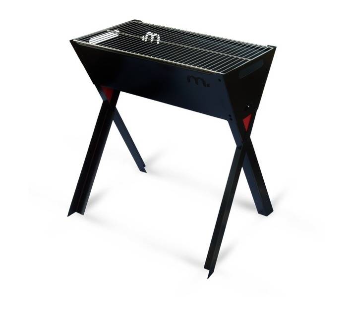 Megamaster 700 Charcoal Barrel Braai - Black