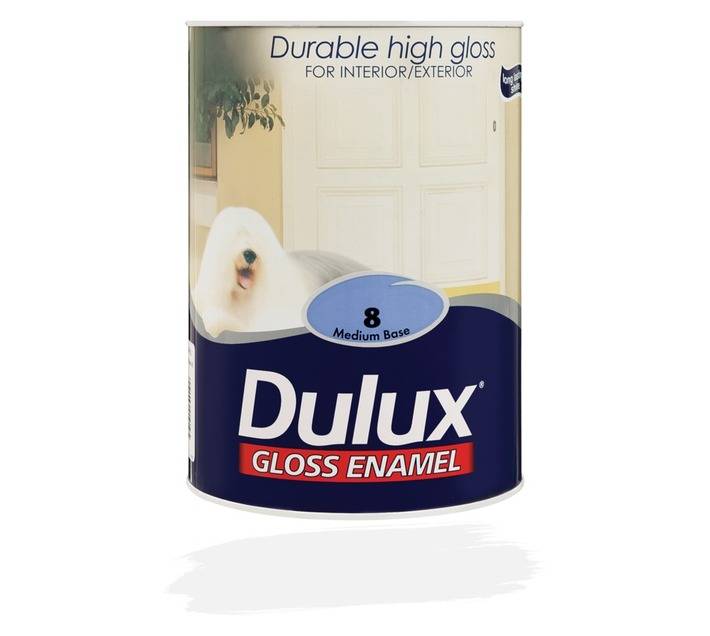 Dulux Gloss Enamel Medium Base 8 (5L)