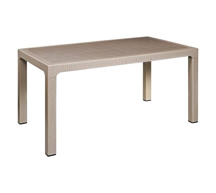 Gold Sun 1115/TA Protea Rattan Rectangular Table - Taupe (1500 x 850mm)