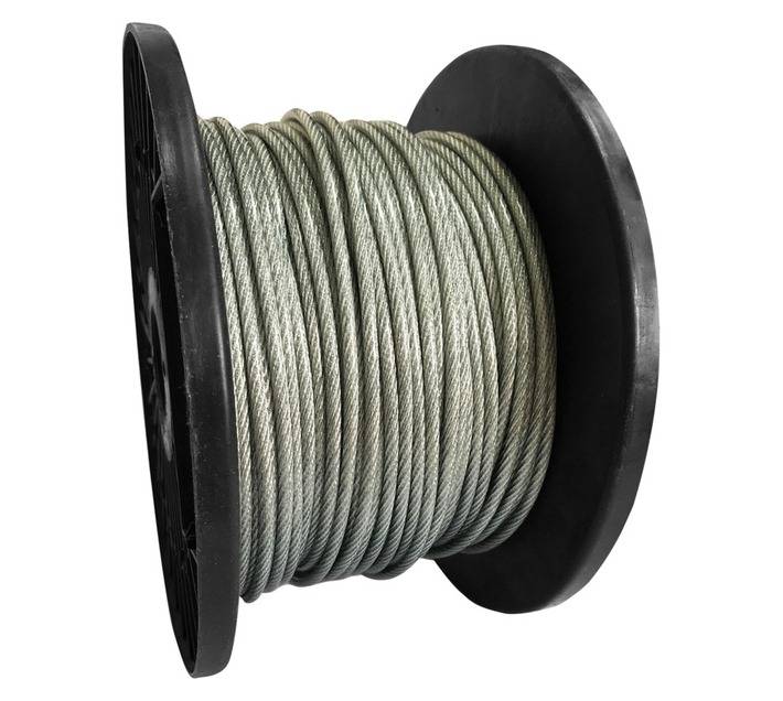 Krafft CH-WIRE2A PVC Wire Rope - Silver (4000mm) (Per Meter)