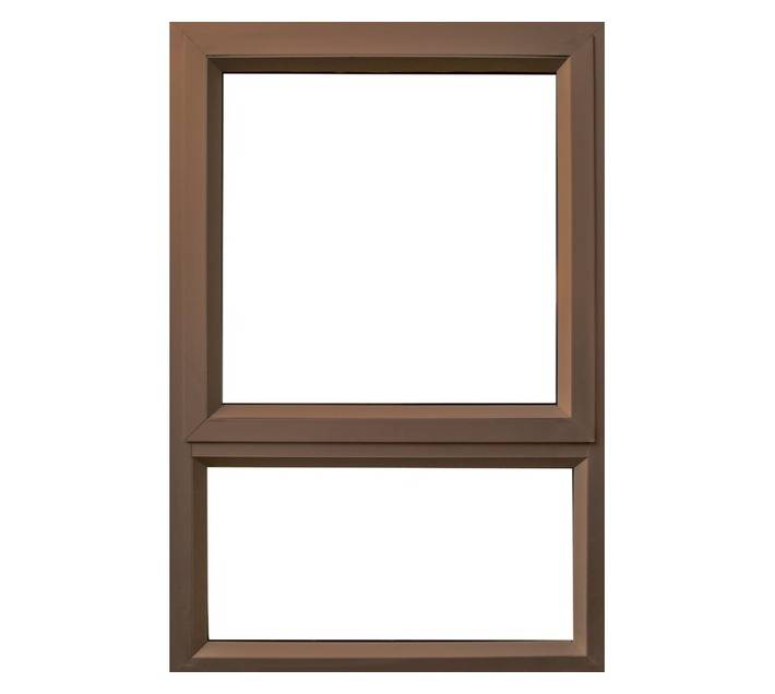 Kenzo 28mm Obscure Glass Aluminium Window - Bronze (600 x 900mm)