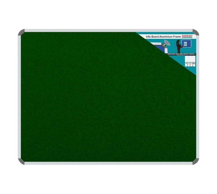 Parrot Products BD0760G Aluminium Frame Information Board - Green (1500 x 1200mm)