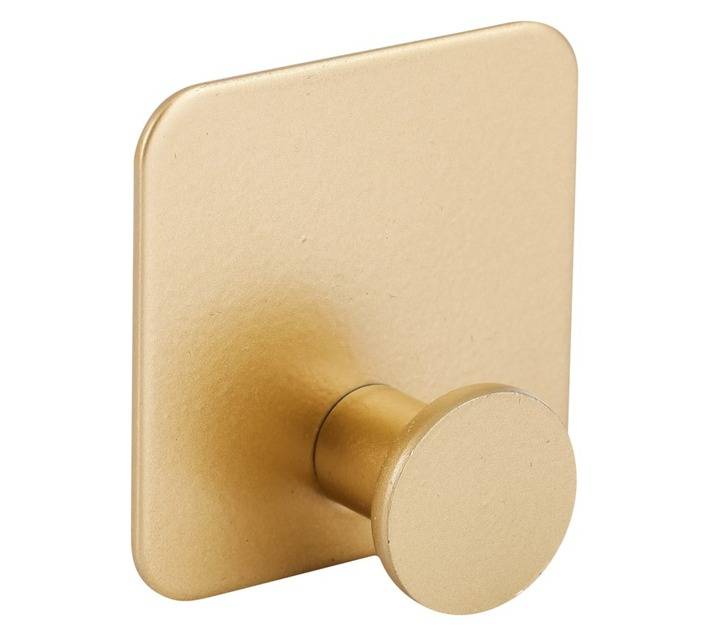 Bathroom Basics Single Hook - Gold