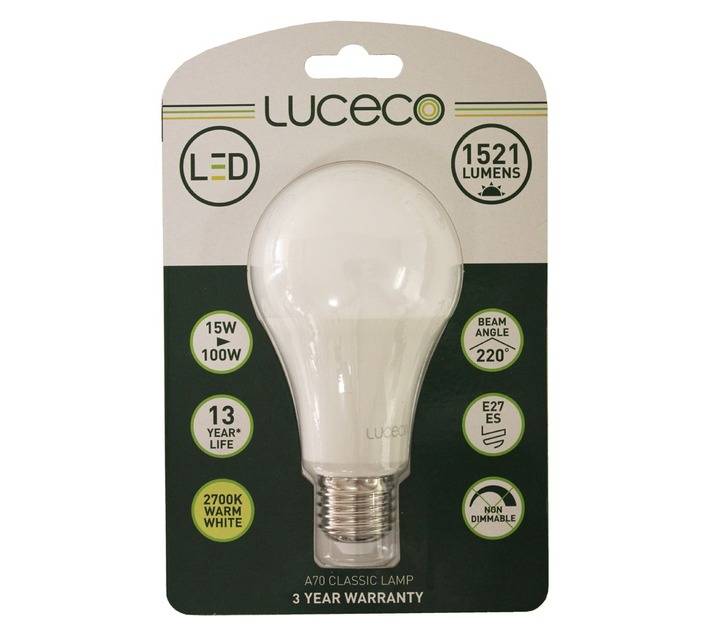 Luceco LED E27 Lamp Globe (16W)