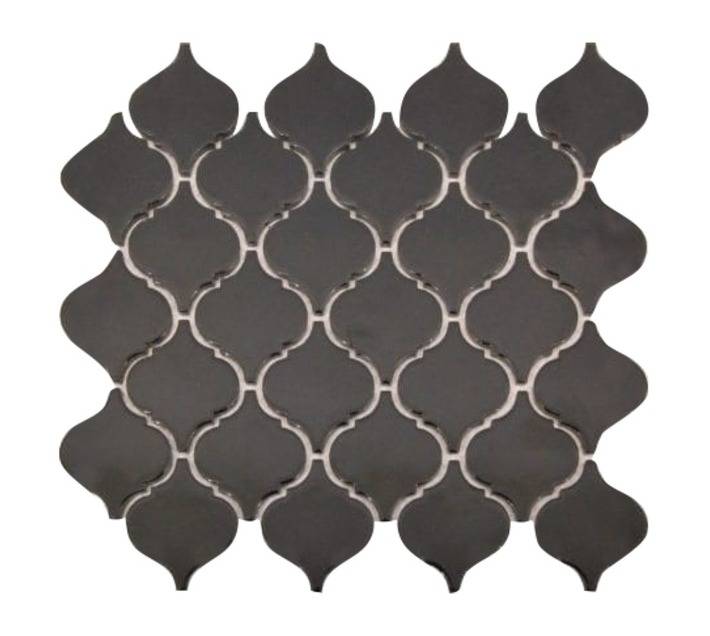 Douglas Jones Gloss Lantern Mosaic Tile - Black (293 x 245mm)