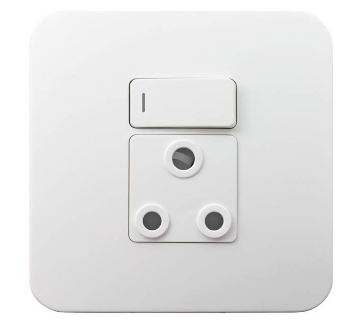 Veti Switch Plug - White (100 x 100mm)