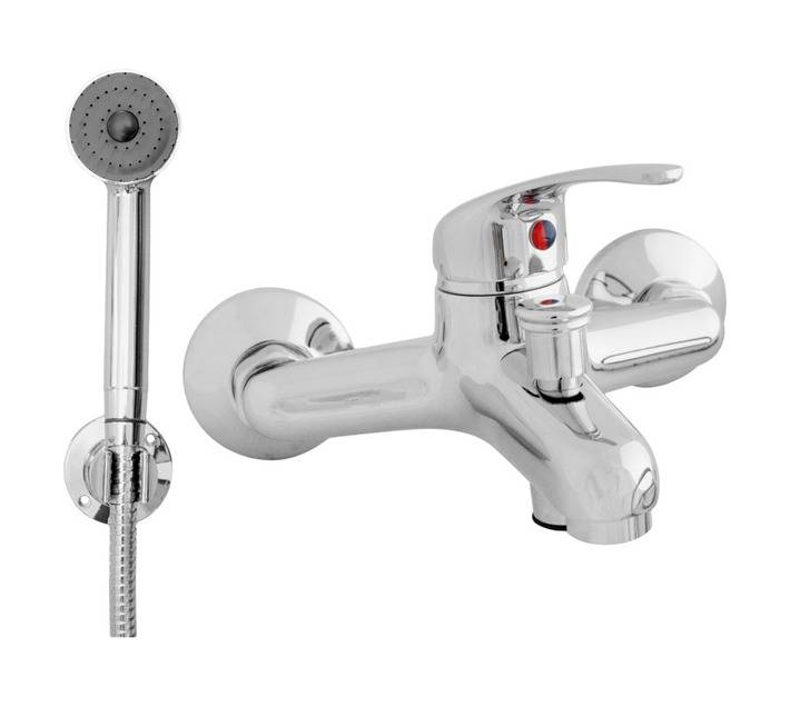 Icon Pisces Bath Mixer - Chrome