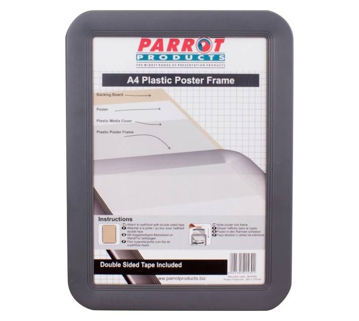 Parrot Products BG4004 Plastic A4 Slide-In Poster Frame