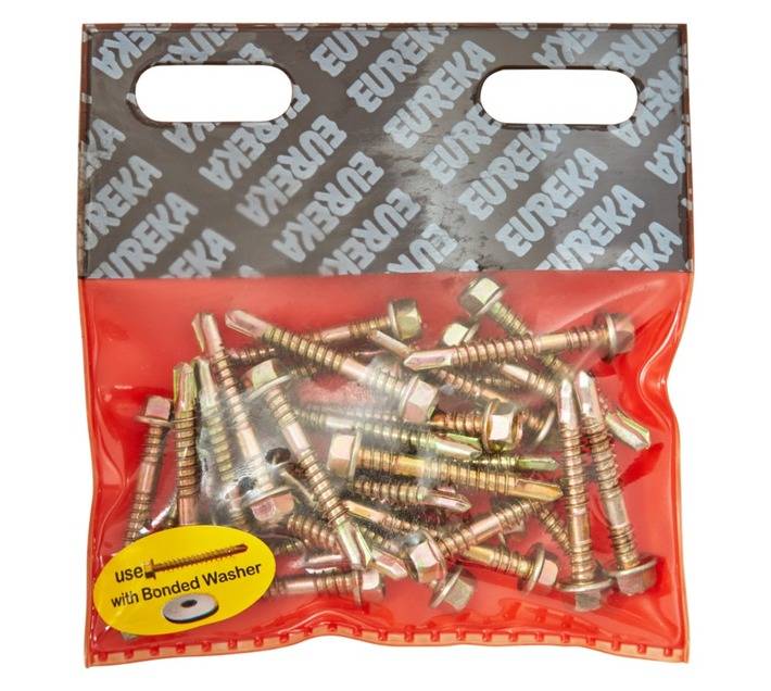 Eureka 5.5 x 38mm Tek Screw Hex (30 Pack)