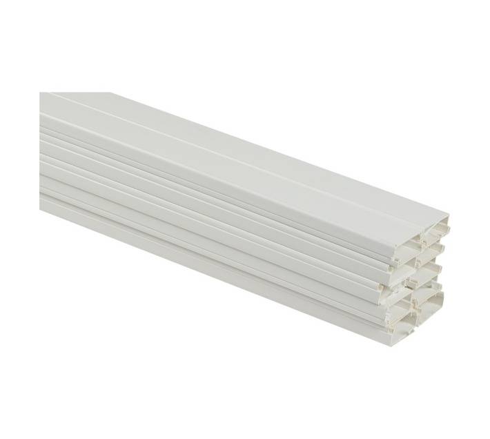 Proton Prepack 10 x PVC Trunking - White (3000 x 16 x 40mm)