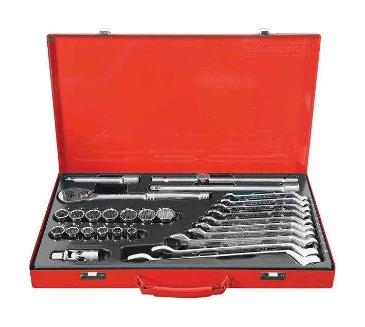 Mastercraft Â½ Drive Socket and Spanner (28 piece)"