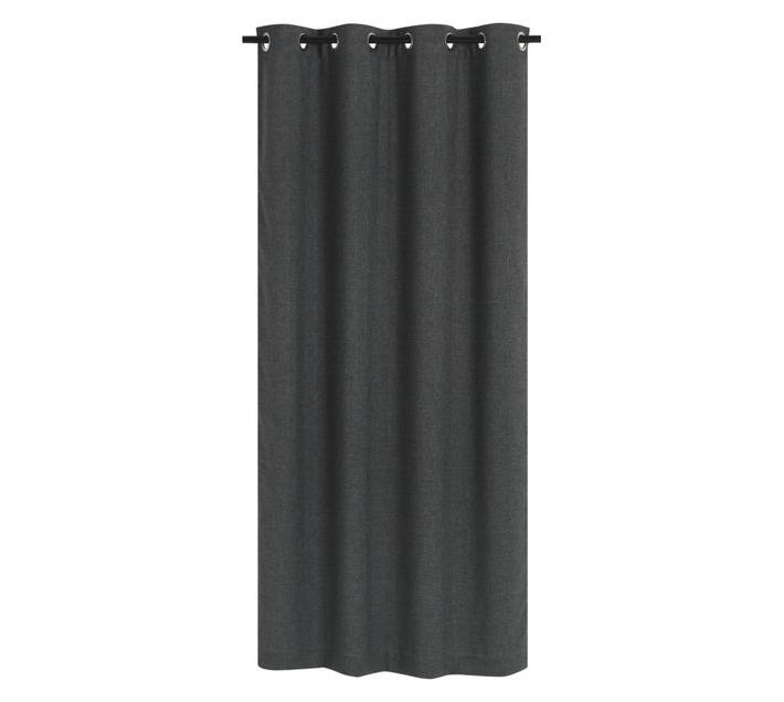 Design House Sublime Eyelet Curtain - Gravel (2300 x 2250mm)