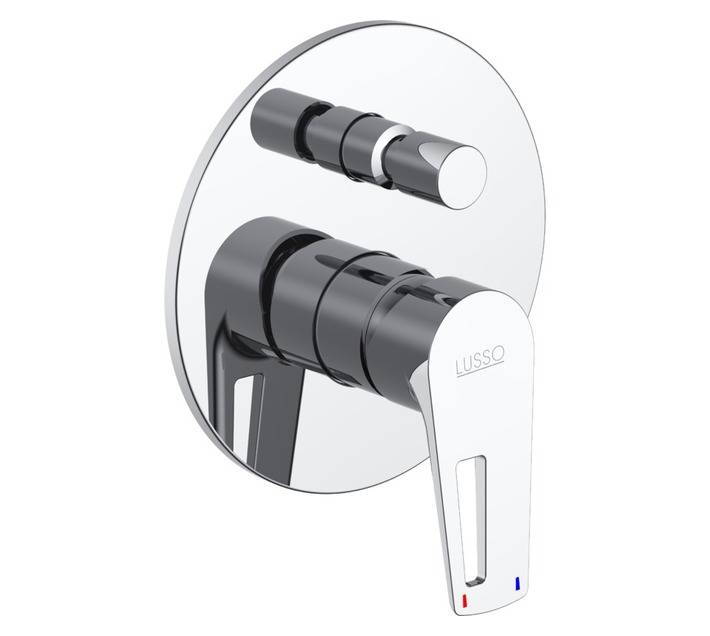 Lusso Nera Concealed Diverter Mixer - Chrome