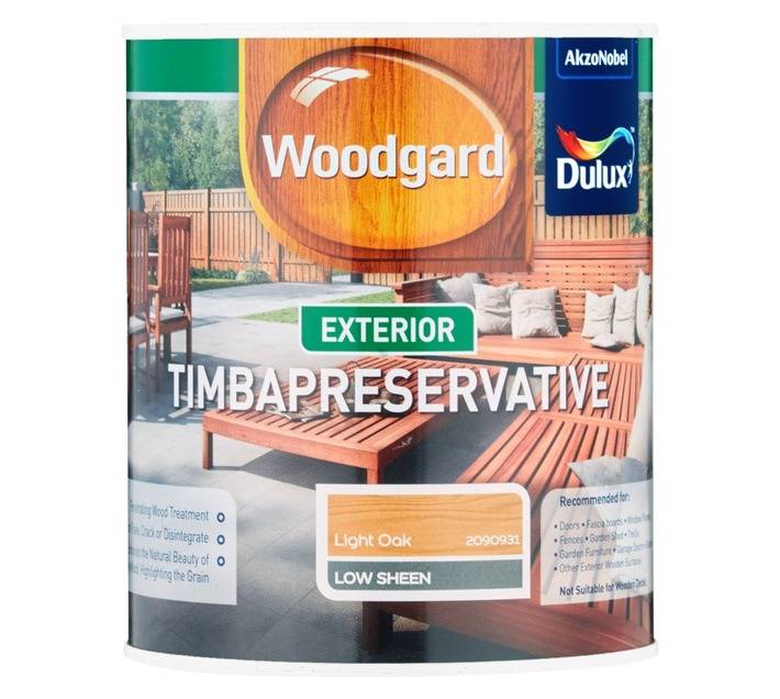 Dulux Woodgard Timba Preservative - Light Oak (1L)