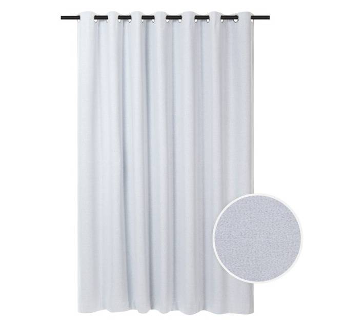 Design House Textured Block Out Eyelet Curtain (2300 x 2230mm)