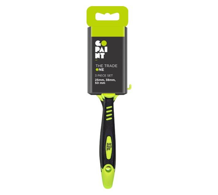 Go Paint 3 Piece Trade One Paint Brush Set