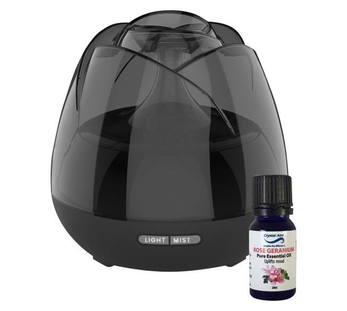 Crystal Aire Rosebud Aroma Diffuser with Essential Oil