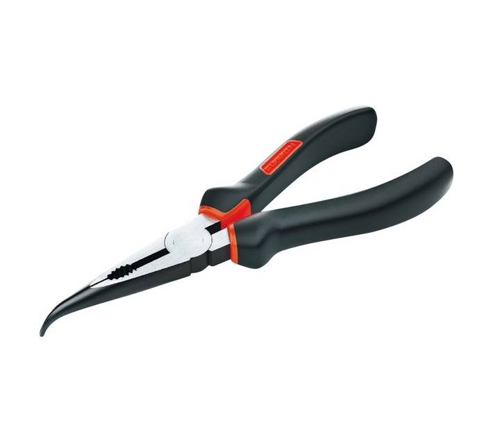 Fixman FIX A0205 Professional Bent Long Nose Pliers (200mm)