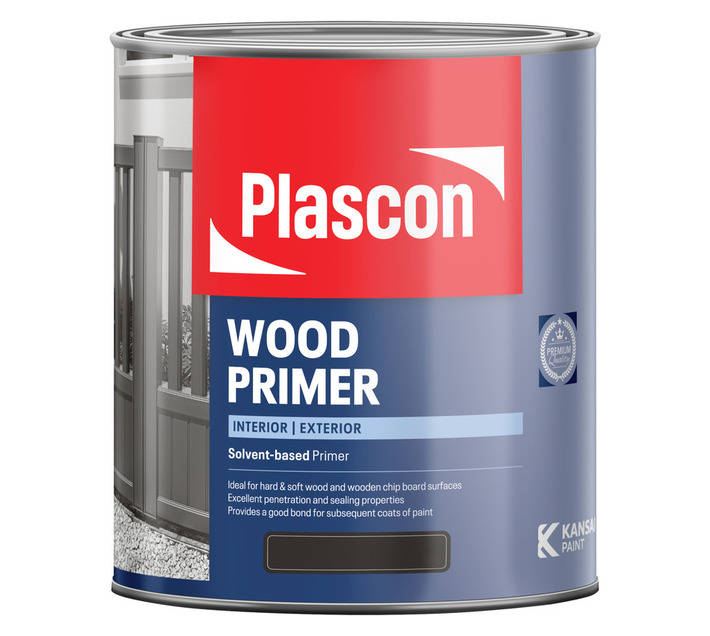 Plascon Wood Primer - Pink (1L)