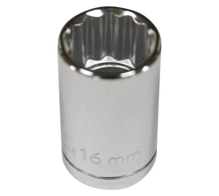 Mastercraft Â½" Drive 12 Point Socket (16mm)