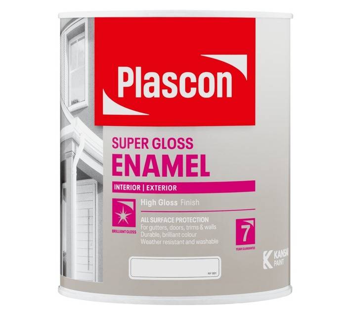 Plascon Super Universal Enamel Doors and Trims - Mines Grey (1L)
