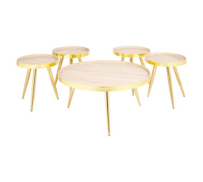 GOF Aster Coffee Table - Oak (800 x 40 x 500mm)