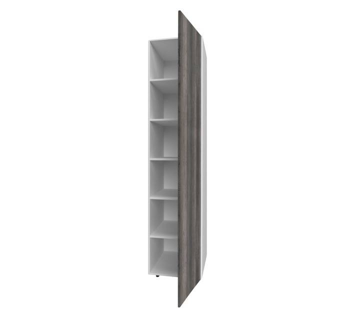 Home and Kitchen Base Unit Melamine Grocery Cabinet - Monument Oak (450mm)