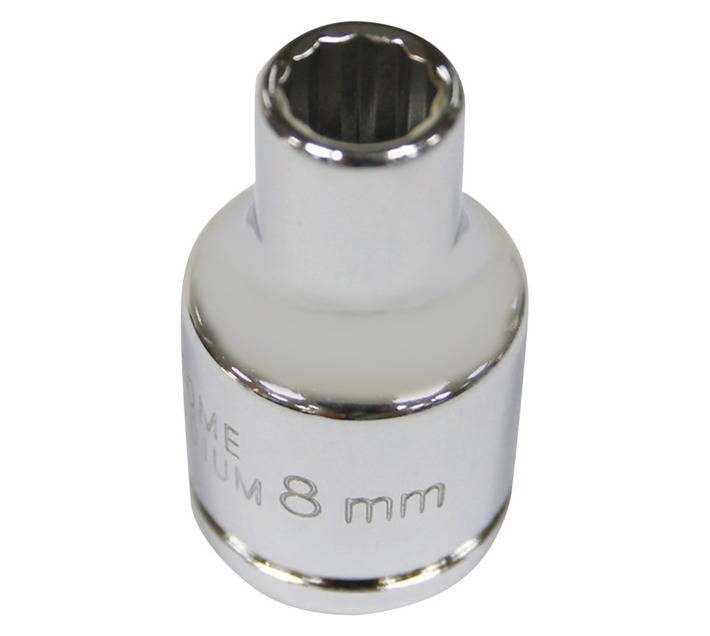 Mastercraft Â½" Drive 12 Point Socket (8mm)
